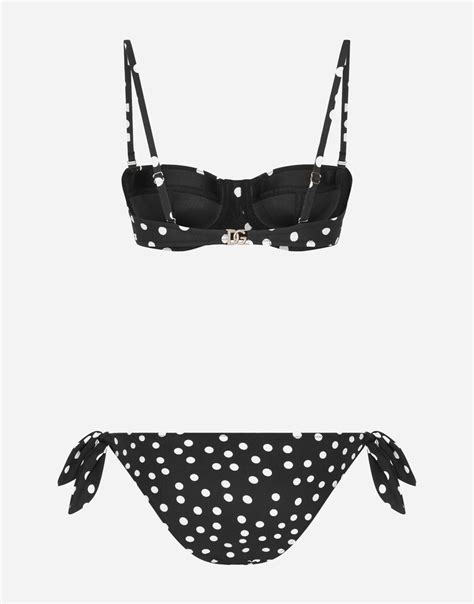 dolce gabbana balconette bikini|Polka.